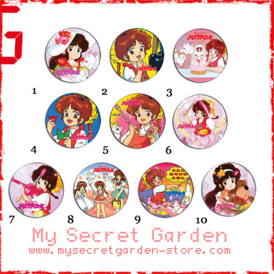 Pastel Yumi The Magic Idol 魔法のアイドルパステルユーミ Anime Pinback Button Badge Set ( or Hair Ties / 4.4 cm Badge / Magnet / Keychain Set )